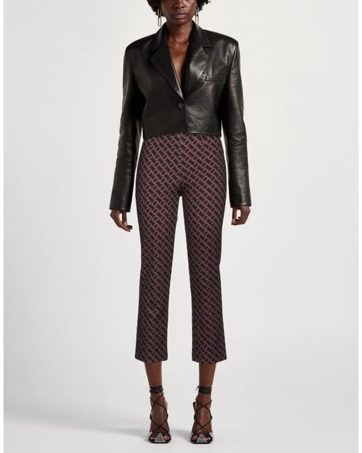 Seductive Purple Pants Polyamide, Elastane