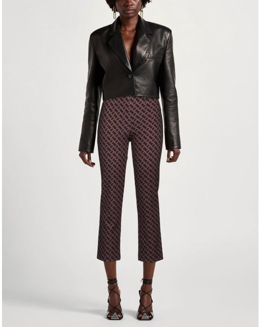 Seductive Purple Pants Polyamide, Elastane