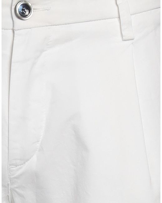 RE_HASH White Pants Pima Cotton, Elastane for men