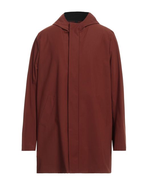 Harris Wharf London Red Overcoat & Trench Coat for men