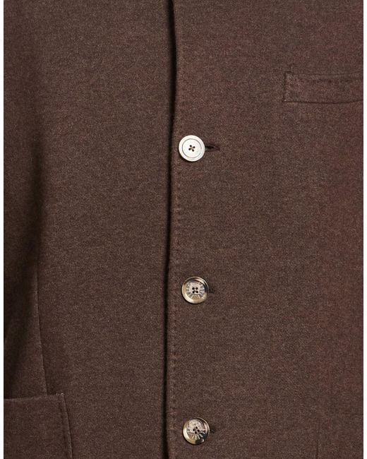 Fedeli Brown Blazer for men