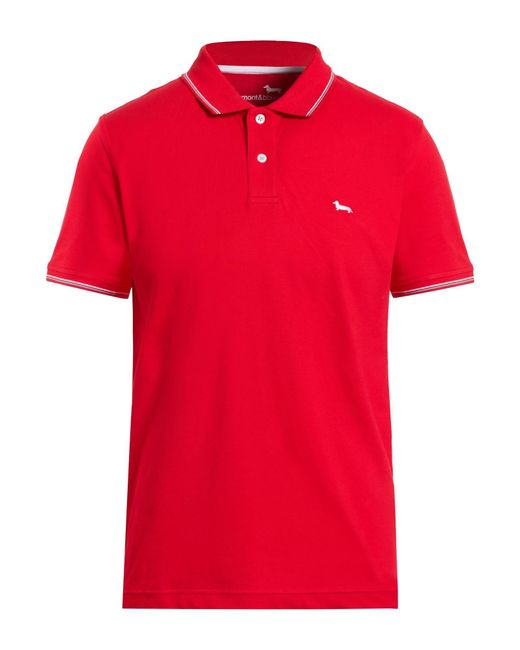 Harmont & Blaine Red Polo Shirts for men
