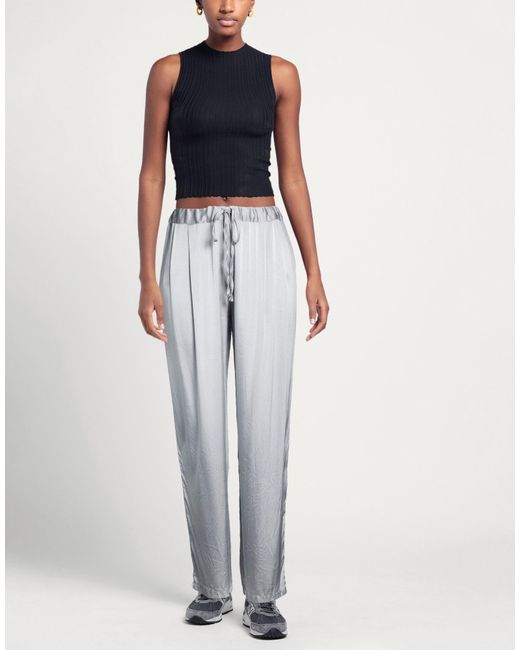 Crossley Gray Pants Silk, Elastane