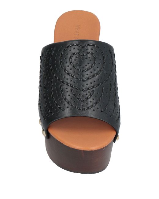 What For Brown Mules & Clogs Leather