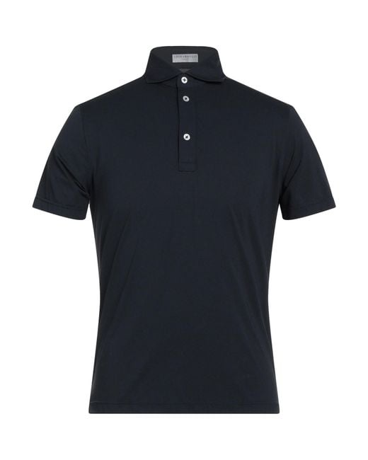 Ghirardelli Black Polo Shirt Polyamide, Elastane for men