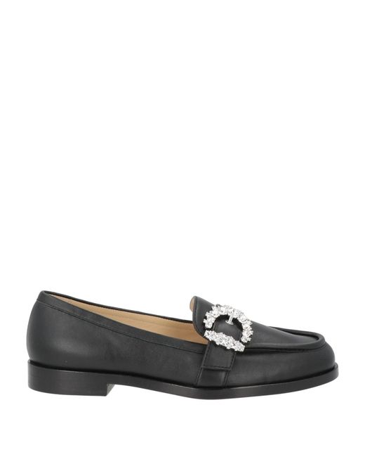 Jimmy Choo Black Loafers Leather