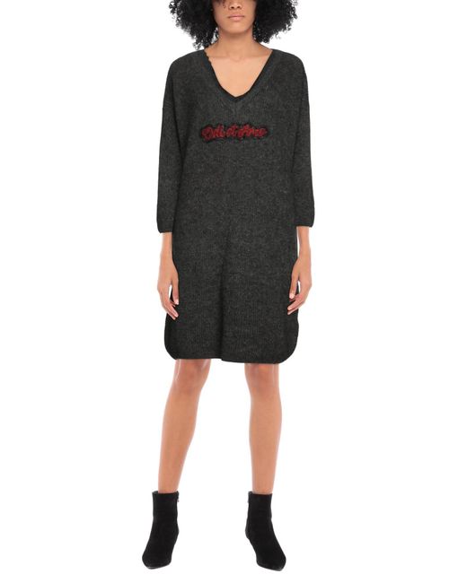 Odi Et Amo Black Midi-Kleid