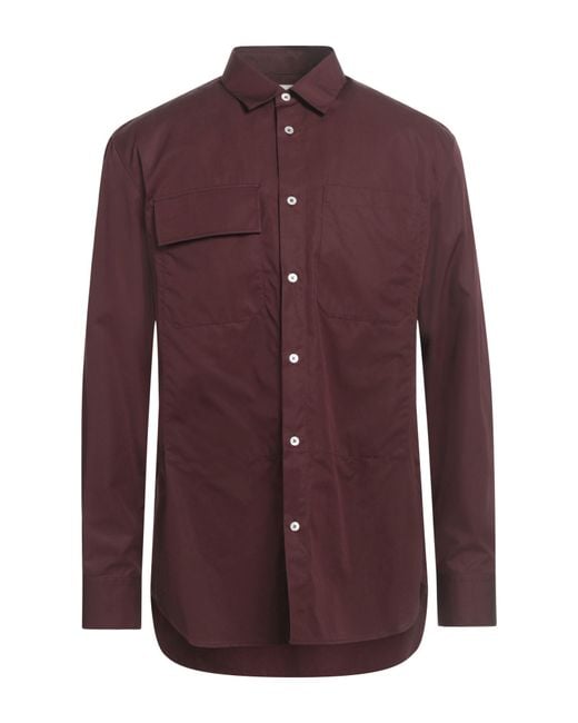 Jil Sander Purple Shirt for men