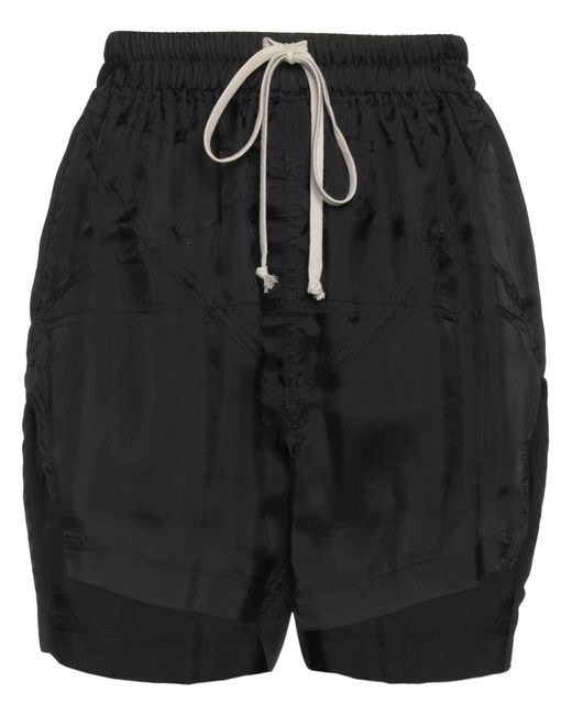 Rick Owens Black Shorts & Bermuda Shorts