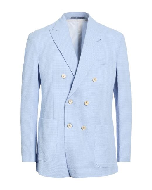 Eleventy Blue Light Blazer Polyester for men