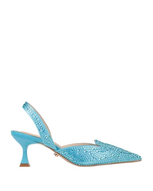 Twenty Four Haitch Blue Pumps