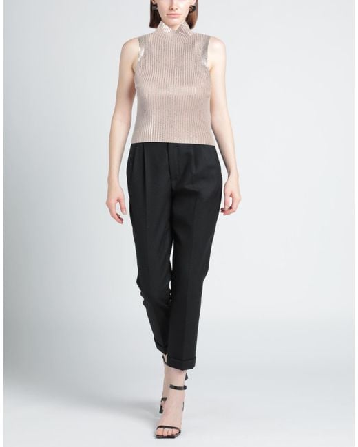 Peserico Natural Turtleneck Viscose, Polyester