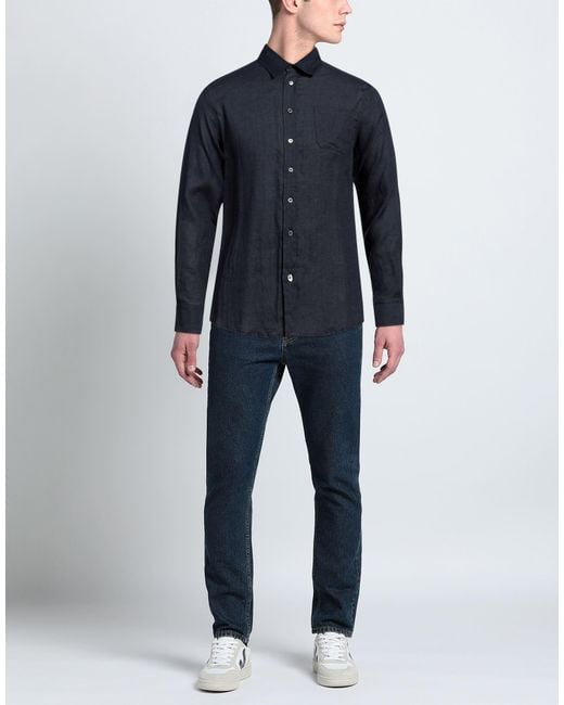 Alpha Studio Blue Shirt for men