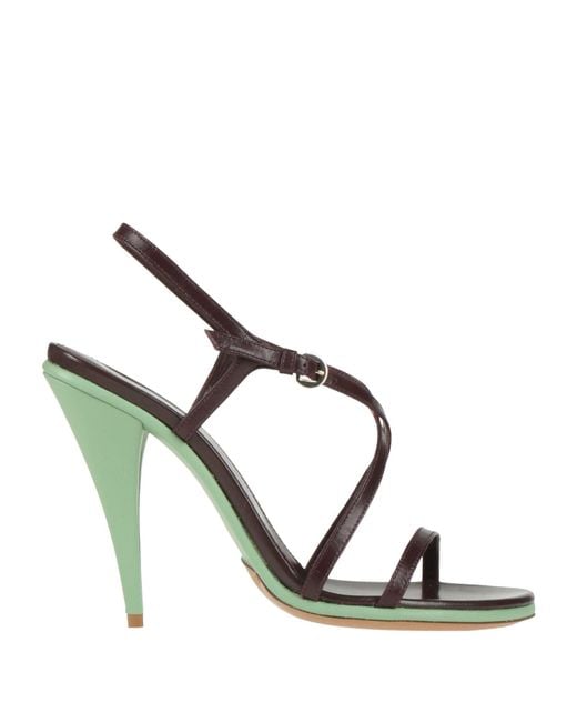 Dries Van Noten Metallic Sandals