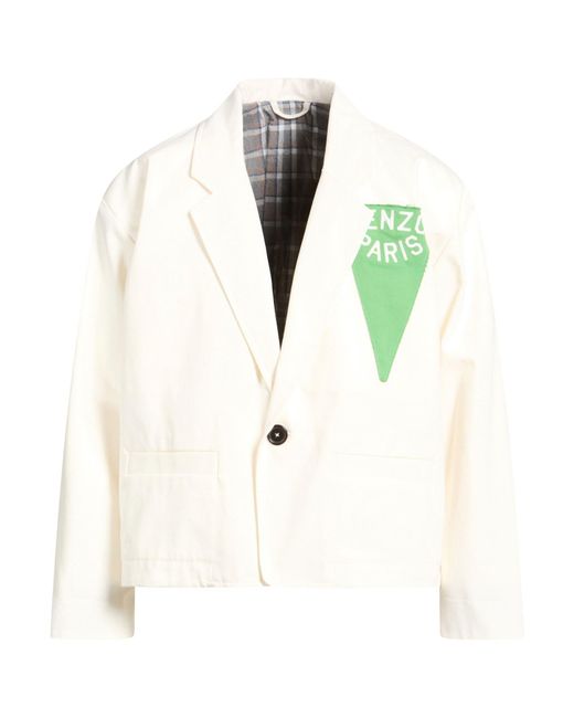 KENZO Natural Jacket Cotton for men