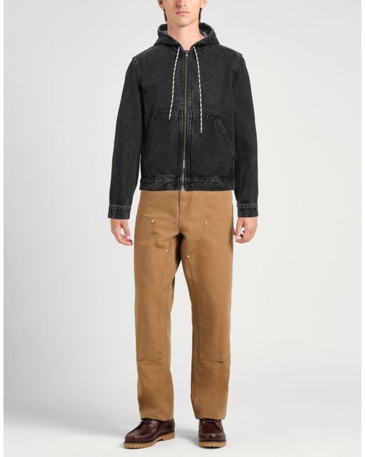 Aries Black Denim Outerwear for men