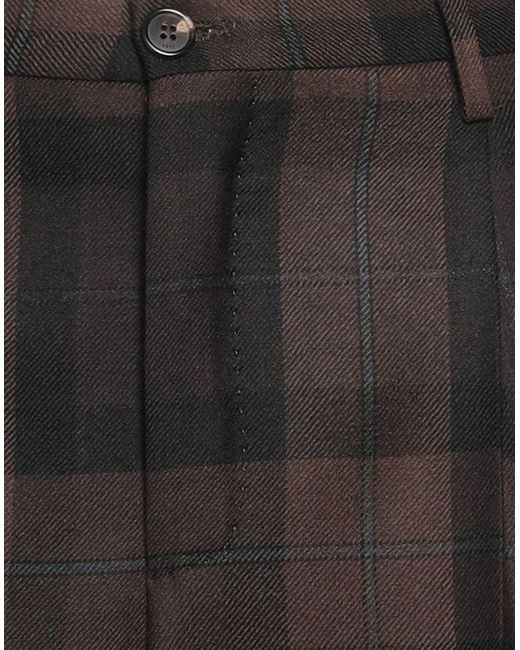 Incotex Gray Dark Pants Virgin Wool for men