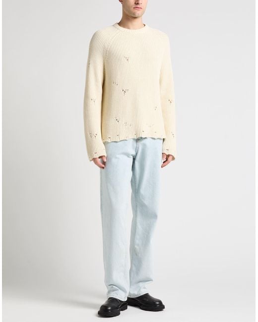 A PAPER KID White Jumper for men