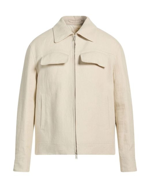 Lardini Natural Jacket Linen for men