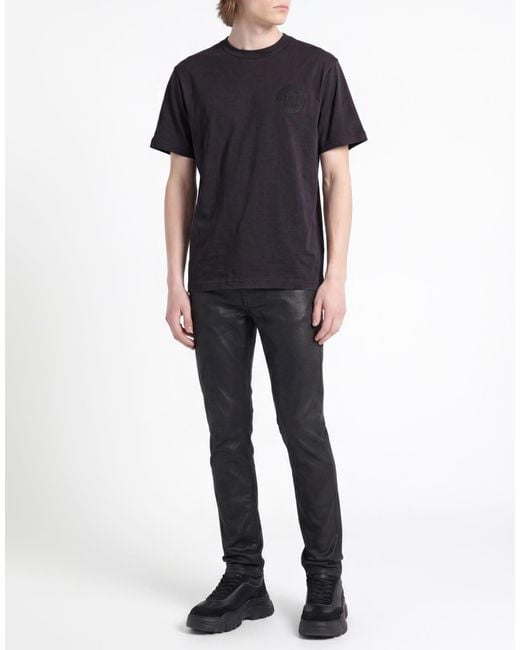 Versace Jeans Couture Black T-Shirt Cotton for men