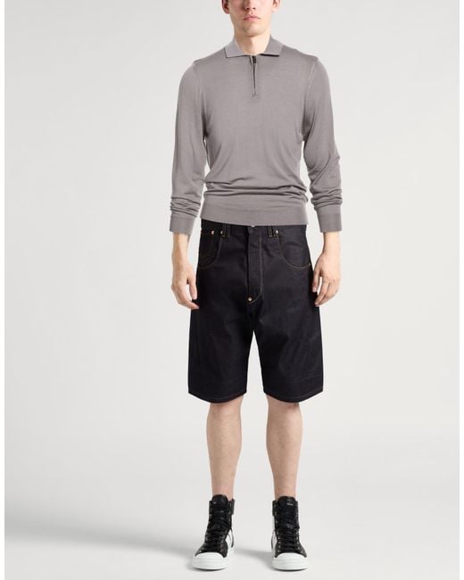 Drumohr Gray Sweaters for men