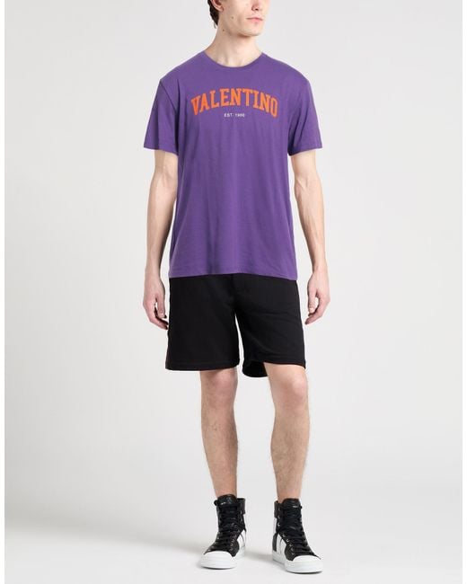 Valentino Garavani Purple T-shirt for men
