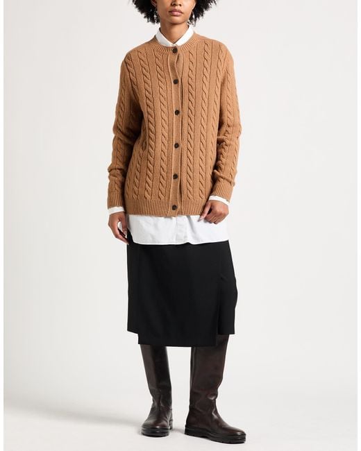 The Row Brown Cardigan Virgin Wool