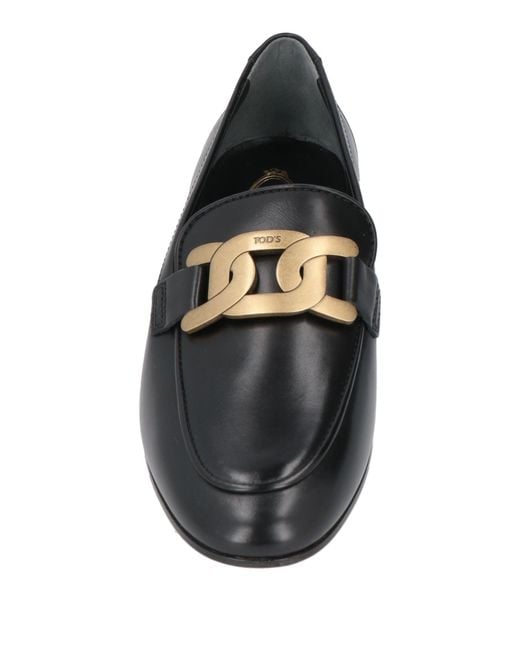 Tod's Black Loafers