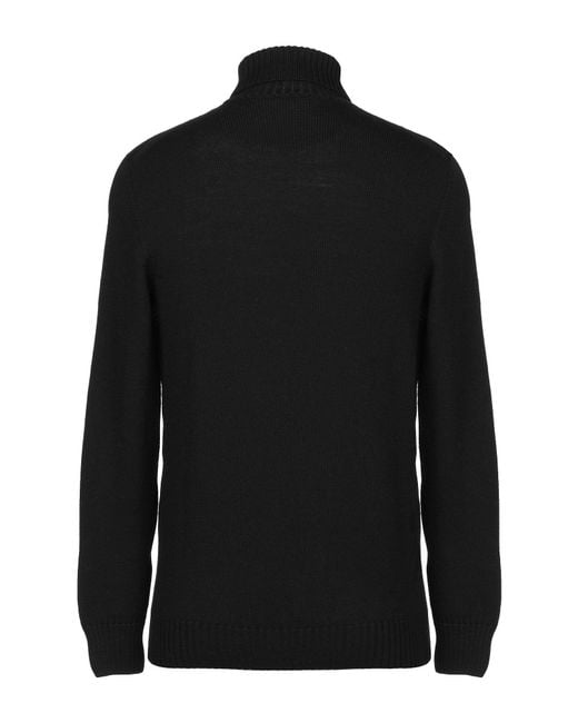 Drumohr Black Turtleneck for men