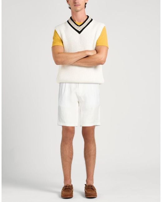 Eleventy White Shorts & Bermuda Shorts for men