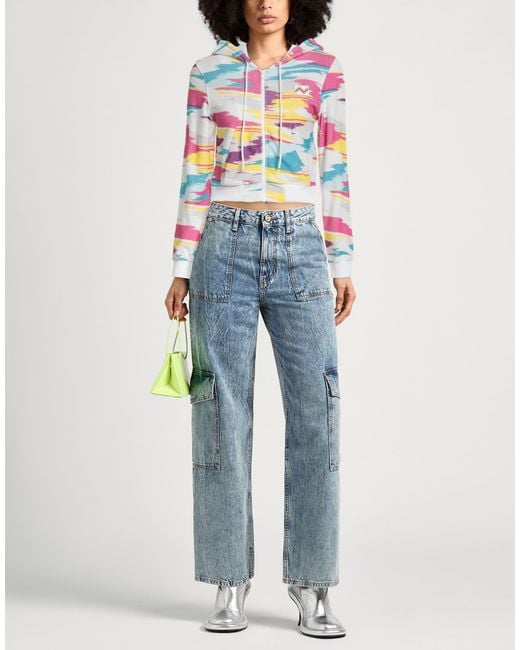 Missoni White Sweatshirt Cotton, Polyamide