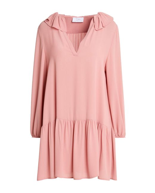 Soallure Pink Blush Mini Dress Polyester