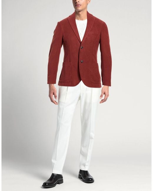 Montedoro Red Blazers for men