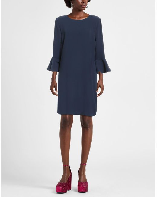 Ermanno Scervino Blue Mini Dress Polyester