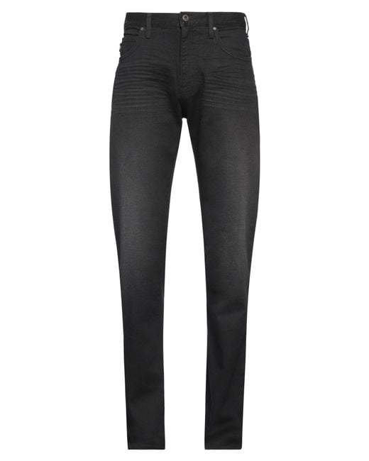 Emporio Armani Gray Jeans Cotton, Elastane for men