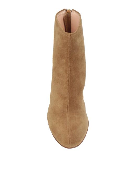 Agl Attilio Giusti Leombruni Brown Camel Ankle Boots Leather