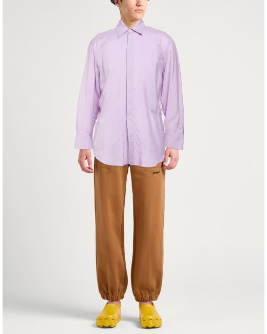 MSGM Purple Shirts for men