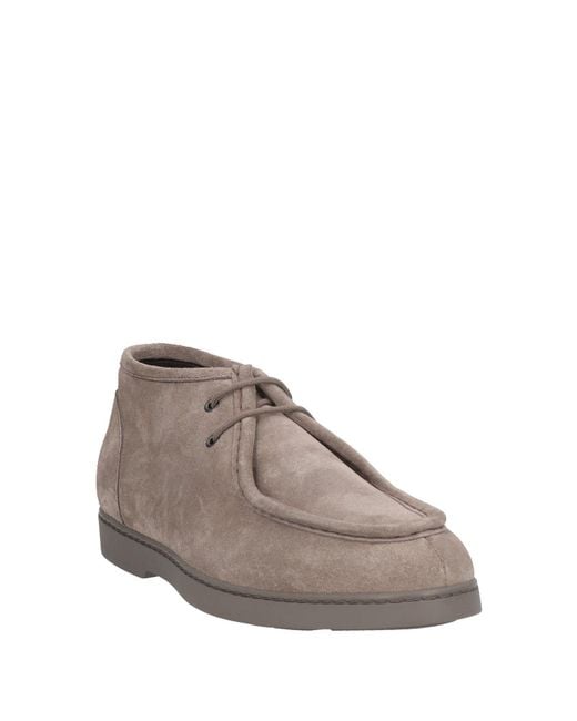 Doucal's Gray Ankle Boots for men