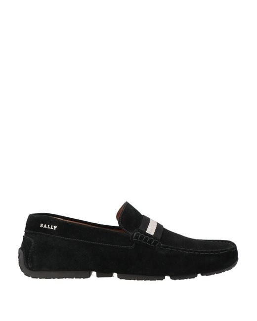 Bally Men's Black Loafers Calfskin