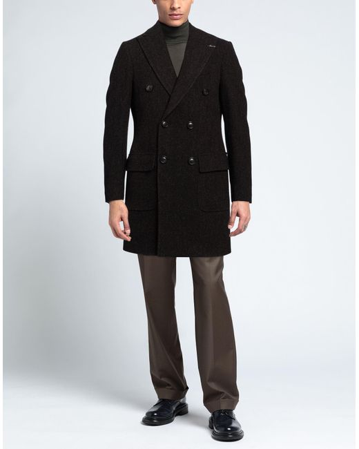 BRERAS Milano Black Coat for men