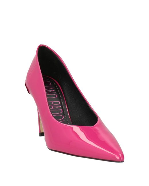Luciano Padovan Pink Pumps Leather