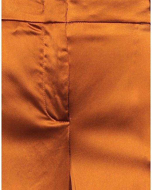 Kiltie Orange Rust Pants Viscose, Elastane