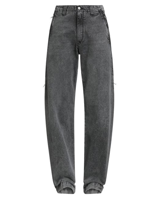 MM6 by Maison Margiela Gray Jeans Cotton for men