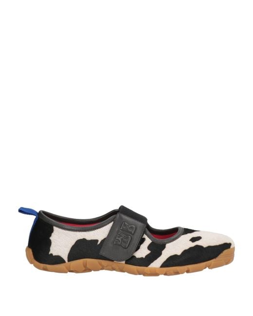 Wales Bonner White Ballet Flats
