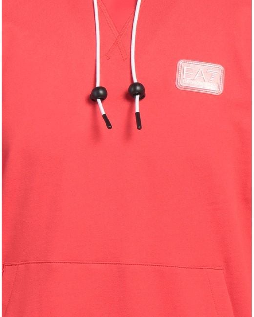 EA7 Red Sweatshirt for men