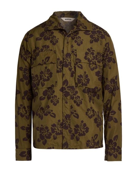 Aspesi Green Shirt for men