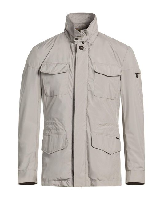 Moorer Gray Jacket Polyamide, Polyester for men