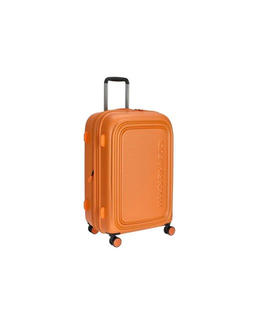 Valise à roulettes Mandarina Duck en coloris Orange