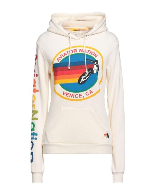 Aviator Nation White Sweatshirt