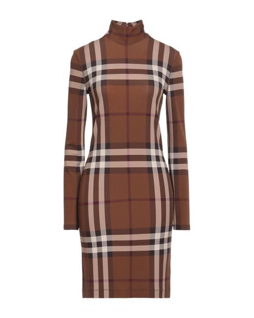 Burberry Brown Mini Dress